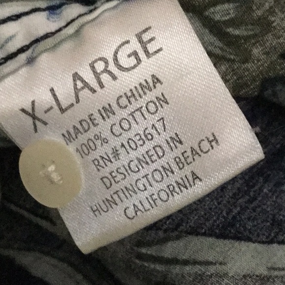 🌴Awesome Vintage Style Coastal Size Xlarge Fun to Wear Unisex Hawaiian Top 🌴 - Picture 9 of 9